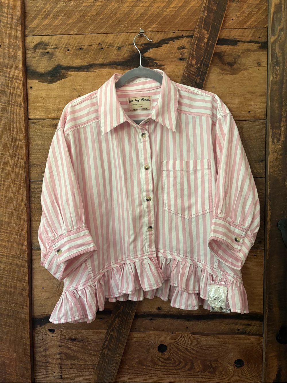 We the Free Bailey Striped Top Medium NWT - Picture 2 of 6